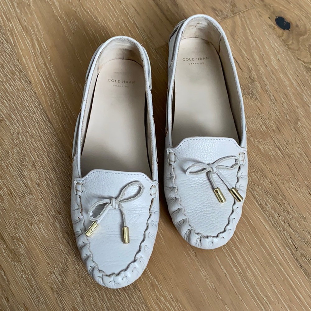 COLE HAAN Leather Driving Shoes